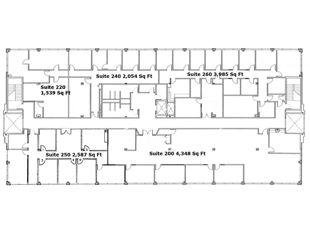 Second Floor Office Space 1 second floor plan 9 27 25