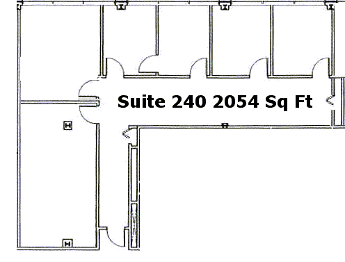 Office Suite 240 - Available For Lease 1 suite 240 5 private offices conference room